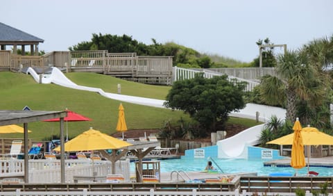 Outdoor Pool with Slide