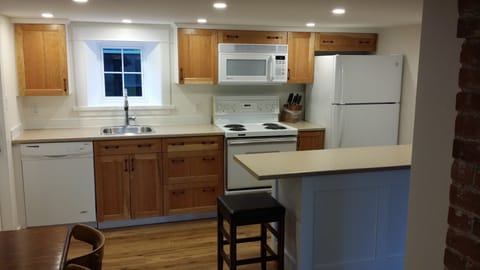 Guests love the full modern kitchen.