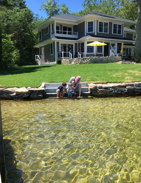 View from swimming area
