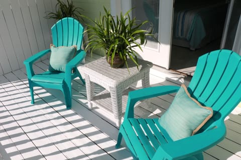 Upstairs balcony, connected to master bedroom... with a Gulf view