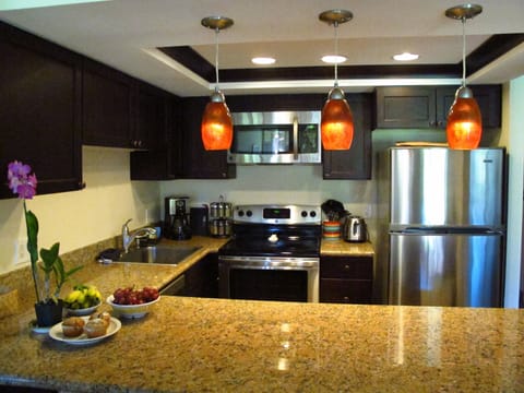 View of Fully Equipped Kitchen