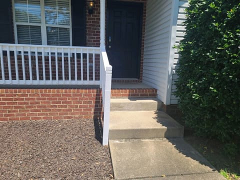 Easy front porch access into the house.