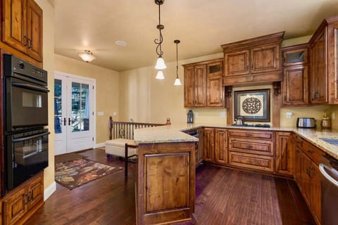Stocked Kitchen With Stainless Appliances