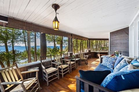 Front porch overlooking Eagle Harbor