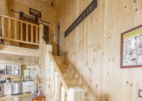  custom barn door on huge bathroom upstairs 