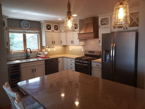 Kitchen with new appliances 