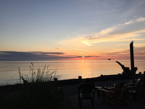 The sun sets over another day in our little piece of heaven