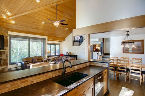 An Open Floor Plan insures you never miss a thing!