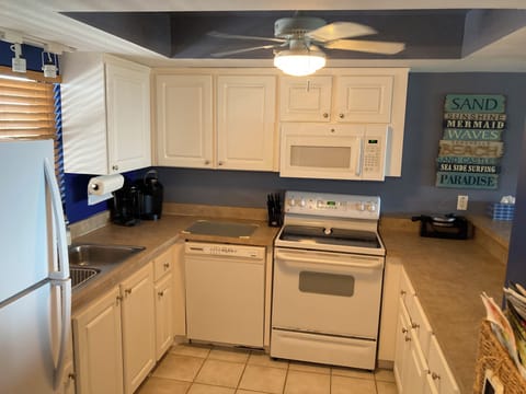 Nicely equipped kitchen