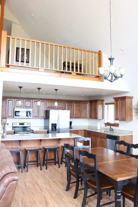 Dining, Kitchen, and Loft