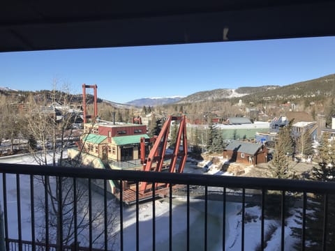 The Dredge restaurant in the winter time.