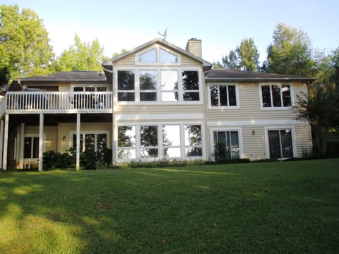 Back of house from lake