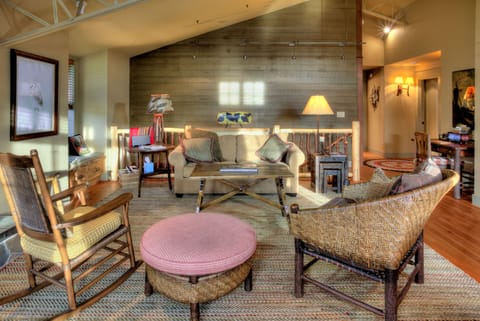 Spacious and comfortable sitting area.