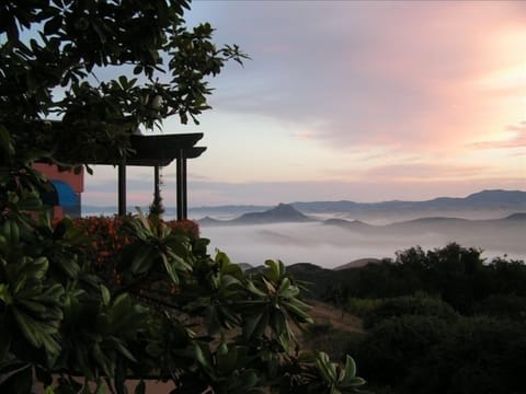Outside view from Northwest side of house