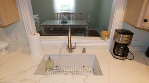 View from kitchen to dining room