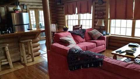 Open living rm and dining rm.