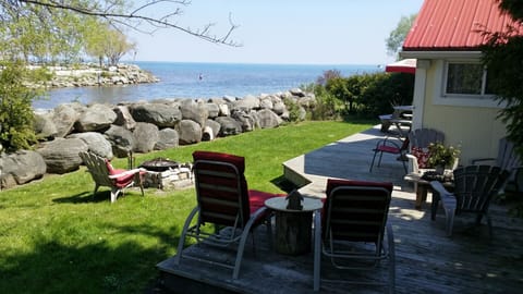 rivermouth view from master bedroom deck 