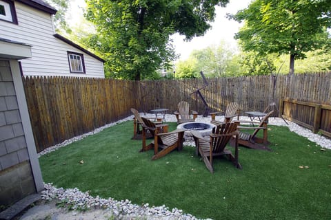 Fire Pit area from back steps