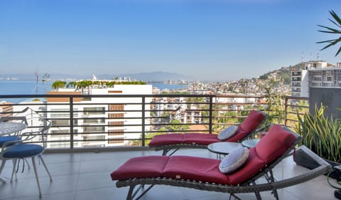 Beautiful views from your expansive corner-private terrace.