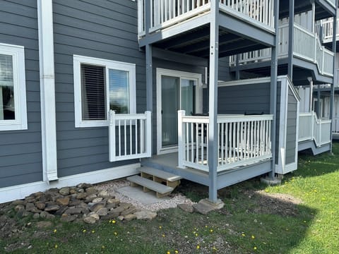 New back decks - there is a walled side for extra privacy