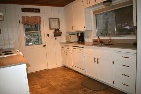 Updated kitchen with granite countertops