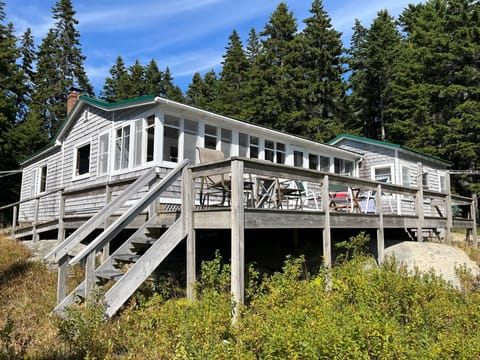 Two Jetties Cottage. Core structure built as a hunting and fishing camp, 1930s?