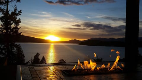 Another wonderful sunset from the back deck.