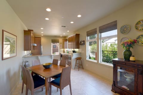 This townhome has been beautifully furnished and decorated.