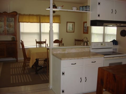 The Farmhouse dining table seats 8-10.