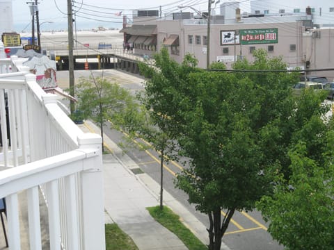 VIEW FROM THE BALCONY.