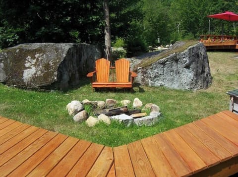 Firepit to gather around with friends and family