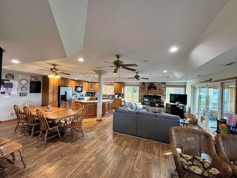 Kitchen, Dining and Family Room
