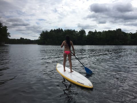 Paddle board available for use