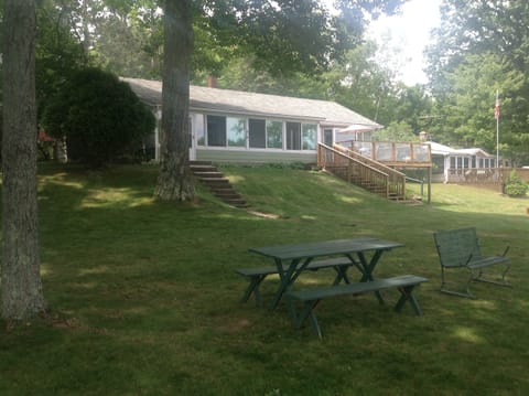 Plenty of sun and shade in this very large lake frontage