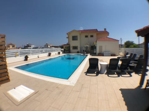 far end view of pool