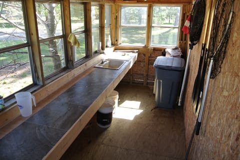 Fish House Cleaning Area