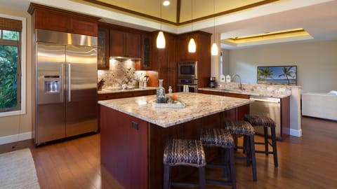 Extremely well equipped Gourmet Kitchen with spices & oils