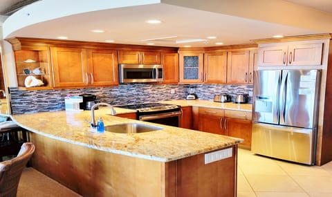 Complete gourmet kitchen with all the amenities !!  Your home away from home..