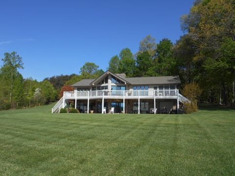 Privacy on 7 + acres with gentle slope and over 1,000 feet of shoreline