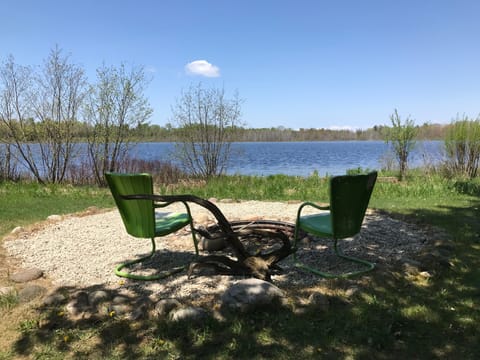 Lake view from fire pit
