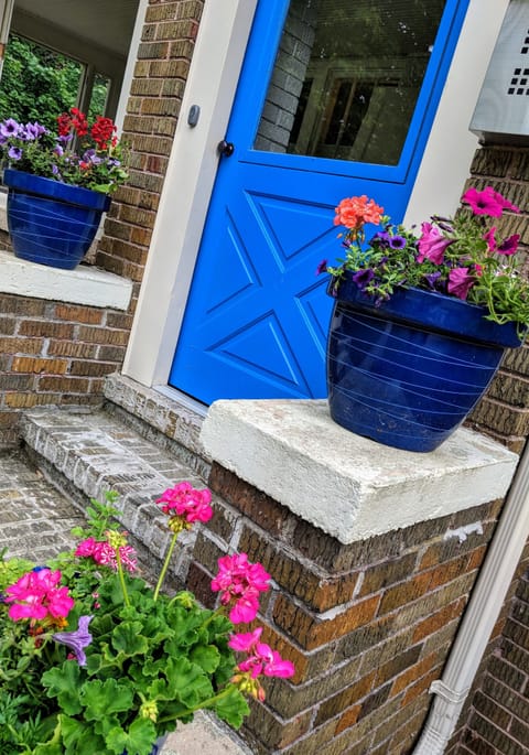 Colorful flowers, art n decor throughout for an authentic & welcoming experience