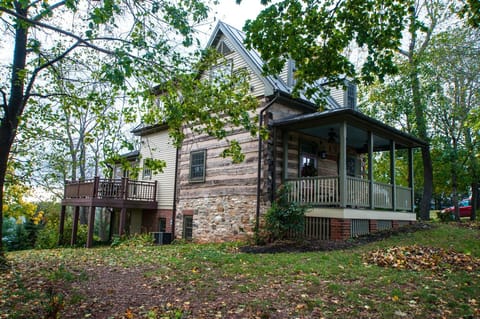 East side of house