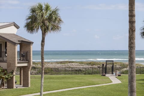 Beachfront property with access straight out to the beach from the community.