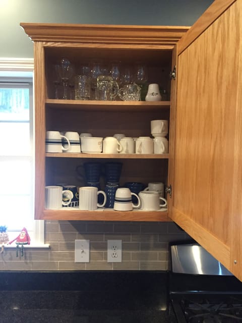 coffee cups and wine glasses