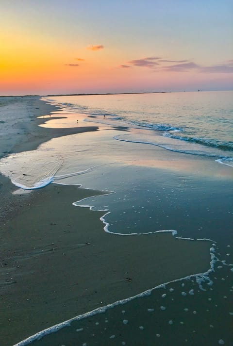 Beach at sunrise