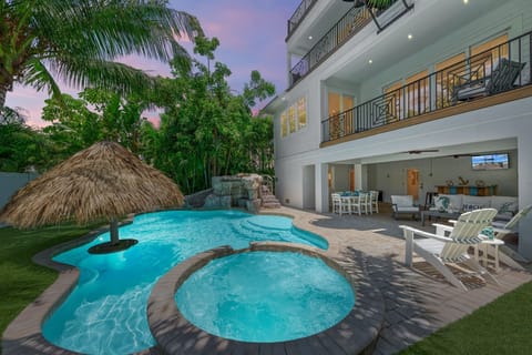Private Pool w/Spa, Water Slide, and Tiki Table