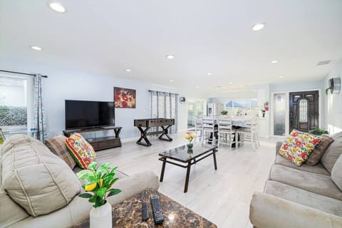 Relax in the comfort of this living room with open floorplan