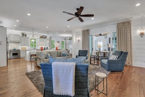 Open Kitchen and Living Room