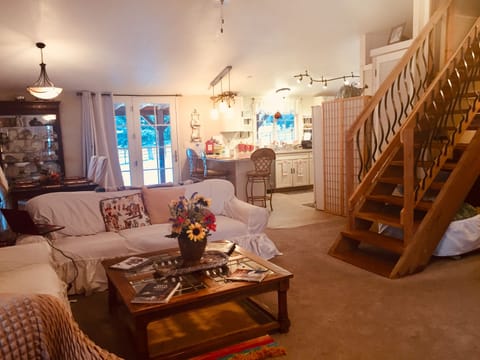 Great room, loft stairs, dining, kitchen