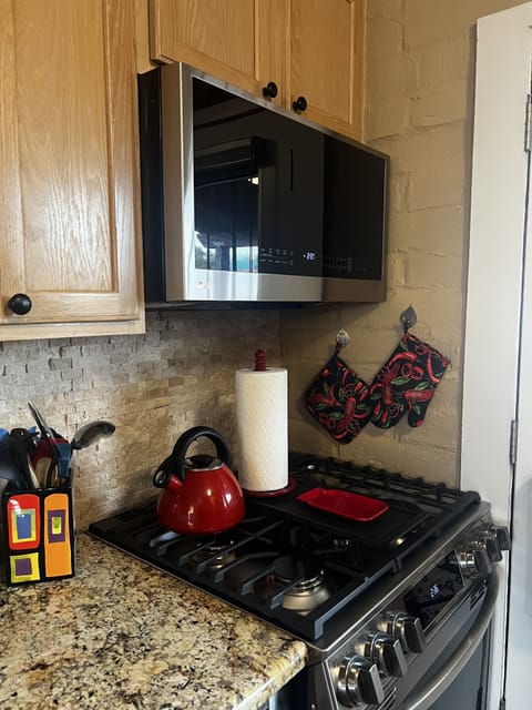 Large Microwave and Gas Range
